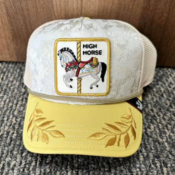 Goorin Animal Farm Trucker Baseball Snapback Hat Cap Altus Equo High Horse Pony